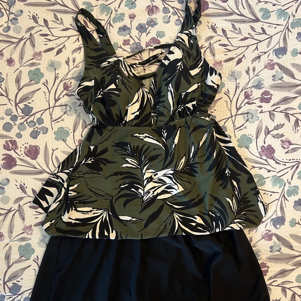 Tropical Kona Sol Two Piece‎ Tankini Swimsuit XL